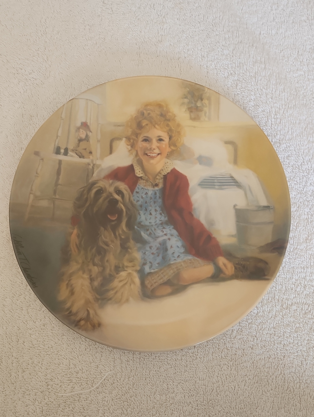 ANNIE and SANDY - First Issue In ANNIE collectors Plate Series